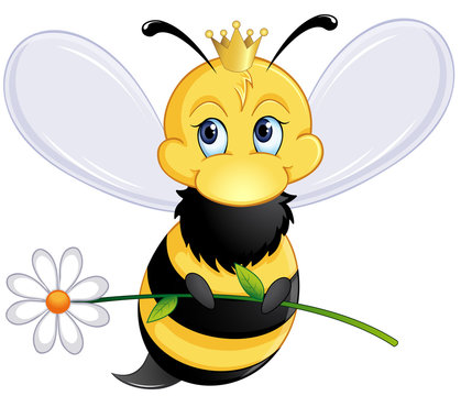 Bienenk&ouml;nigin mit Zepter