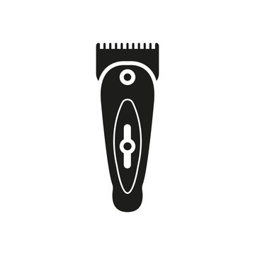 recommend clip art: The hairclipper icon. Shaver symbol. Flat