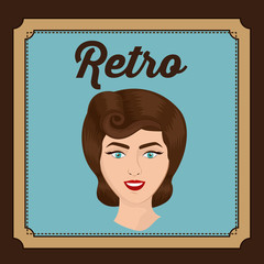 Retro Woman design