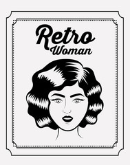 Retro Woman design