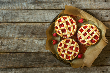 Strawberries tart