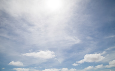 Fototapeta premium Niebo i chmury, tło dzień dobrej pogody