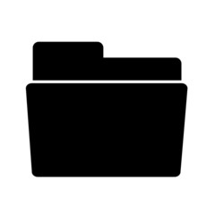 Folder vector icon.