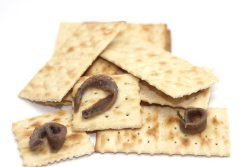 cracker e acciuga