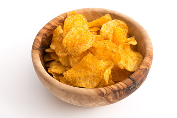 Schale mit Kartoffelchips