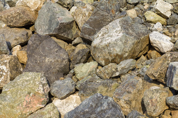 Background pile of stones
