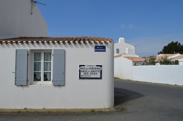 paysage urbain - Ile d'Yeu 