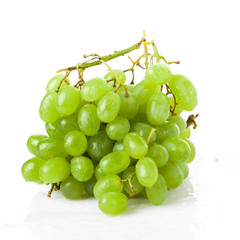 grapes isolated on white background
