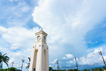 clock tower under the skies