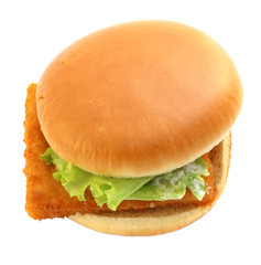 Burger with fish