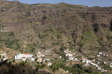 Fototapeta na wymiar Dorf auf der Insel La Gomera, Spanien