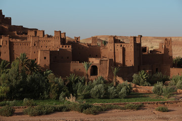 Malownicze miasteczko Ait ben haddou w Maroku - obrazy, fototapety, plakaty
