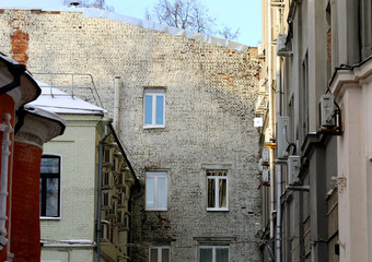 Fototapeta na wymiar Building in Moscow