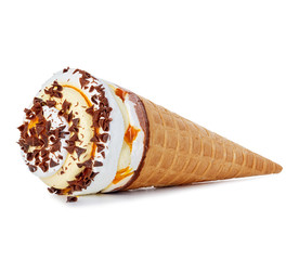 ice cream cone isolated