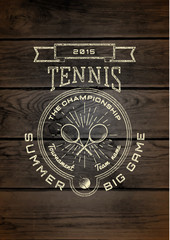 Tennis badges logos and labels for any use