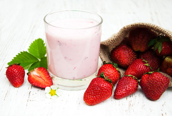 Strawberry yogurt