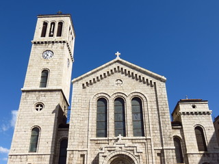 Fototapeta na wymiar The Saint Joseph's Church in Sarajevo , Bosnia and Herzegovina