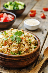 quinoa pilaf with chicken and vegetables