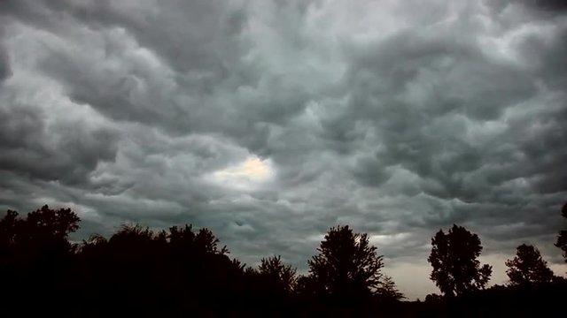 Extremely Turbulent Stormy Cloudscape Time Lapse
