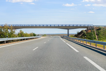 road against the sky