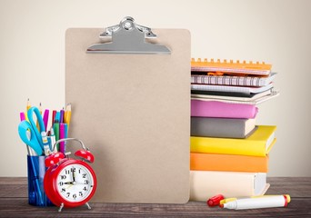 School, back, isolated.