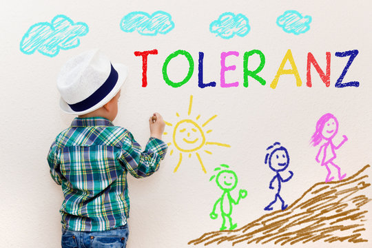 Kinderzeichnung - Toleranz