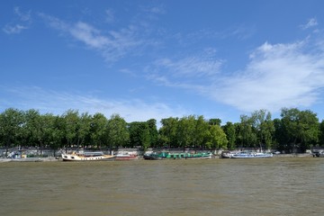 Vue sur la Seine à Paris