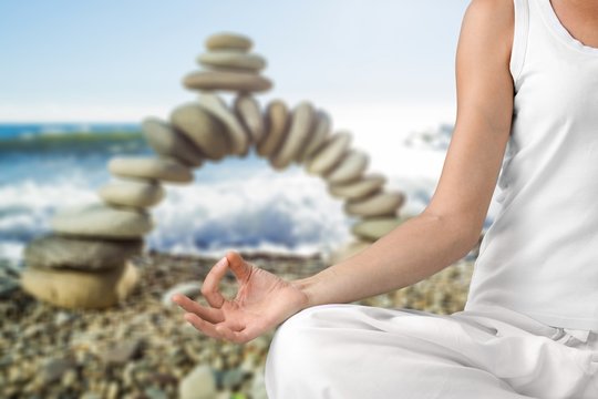 Yoga, Zen-like, Meditating.