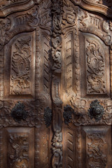 Old wooden door