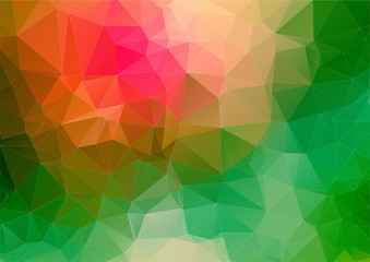 abstract 2D geometric colorful background