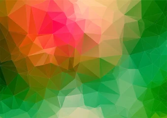 Foto auf Alu-Dibond abstract 2D geometric colorful background © igor_shmel