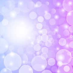 Abstract romantic  bokeh background.