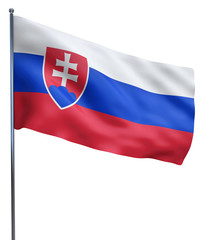 Slovakia Flag Waving