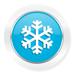 snow icon air conditioning sign