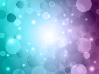 Abstract bokeh vector background.