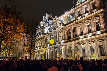 Festival of lights in Lyon