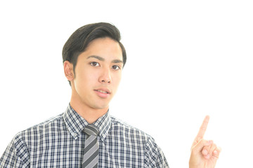 笑顔のビジネスマン