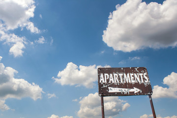 Old Apartment Sign