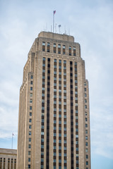 Fototapeta premium Kansas City skyline at sunrise