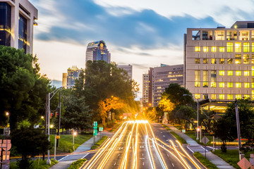 Downtown of Charlotte  North Carolina skyline