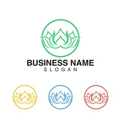 Lotus logo template