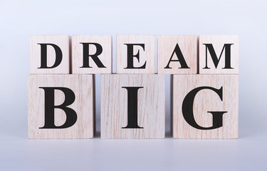 Dream Big Word cubes photo
