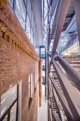 Fototapeta premium Modern interior. Modern architecture