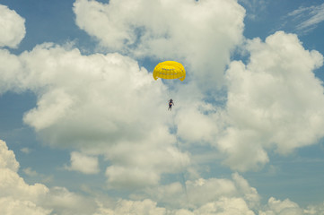 Soaring high above the beautiful Andaman Sea
