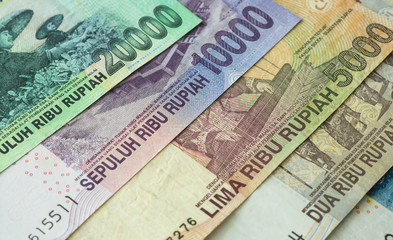 Fototapeta na wymiar Background from Indonesian rupiah