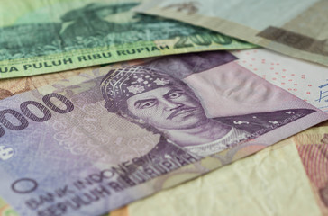 Background from Indonesian rupiah