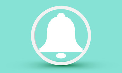 Bell icon vector.