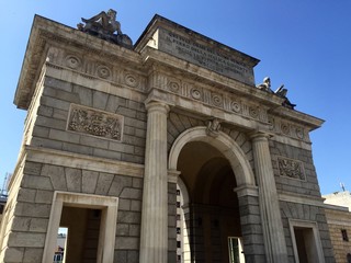 Fototapeta na wymiar Milano, Porta Garibaldi