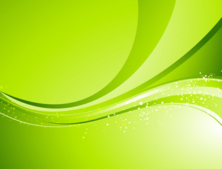 Abstract curved lines background. Template brochure design