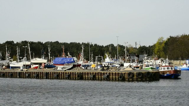 Erneuerung der Buhnen am Ostseestrand in Stolpm&uuml;nde, Polen